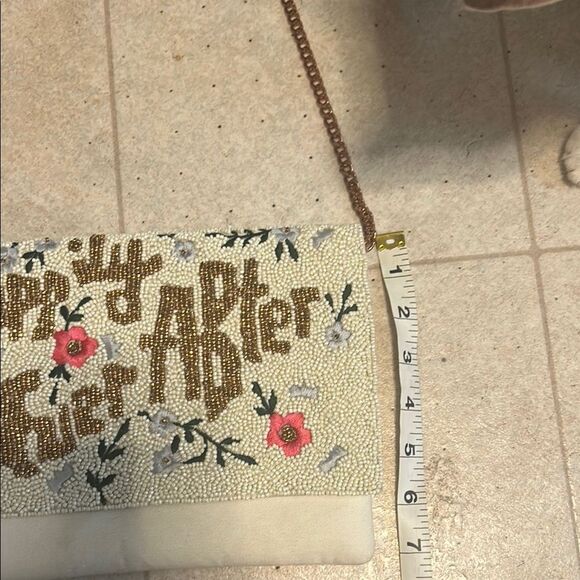 Ivory Bridal Beaded Purse - Picture 6 of 8